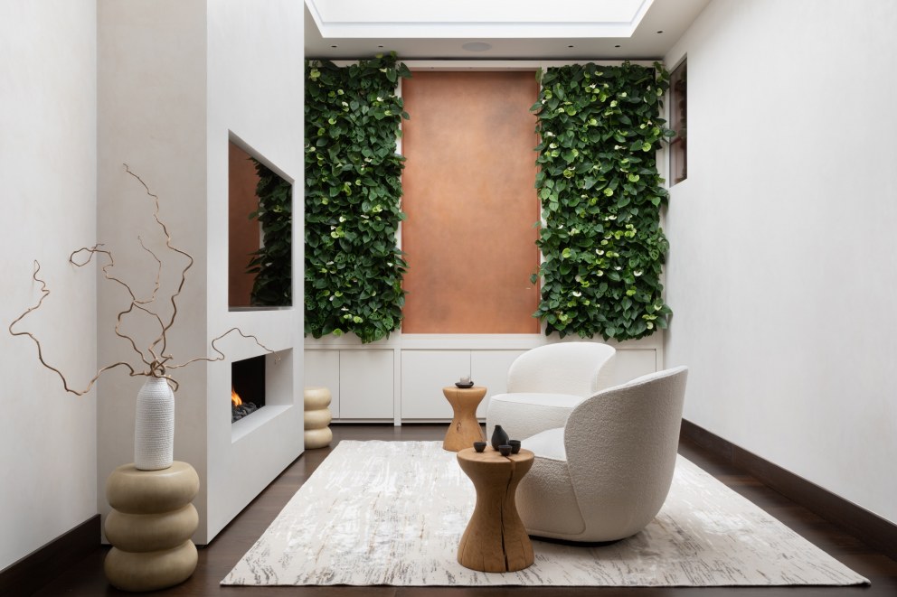 South Kensington penthouse | Living wall | Interior Designers